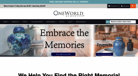 oneworldmemorials.com