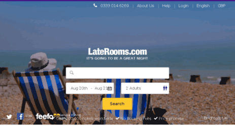 onlinebooking.laterooms.com