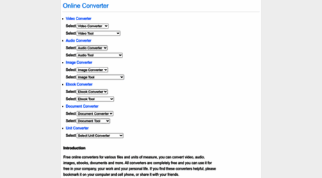 Online Converter: File and Unit Conversion Tools (Free)