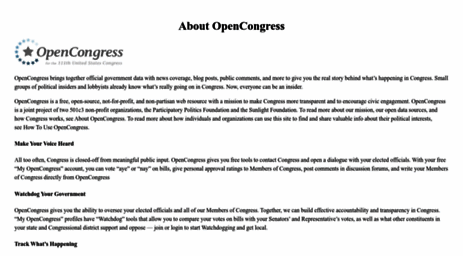 opencongress.org