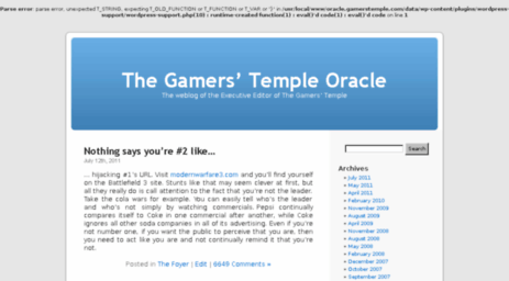 oracle.gamerstemple.com