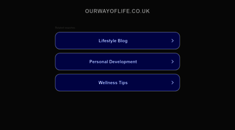 ourwayoflife.co.uk