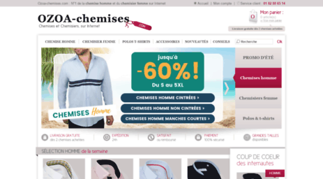 ozoa-chemises.com