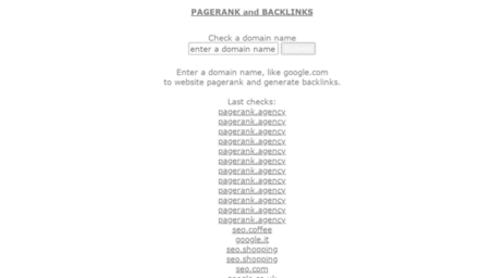 pagerank.agency