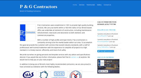 pandgcontractors.co.uk