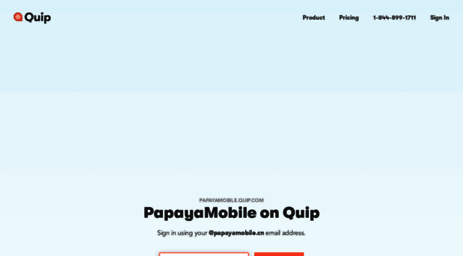 papayamobile.quip.com