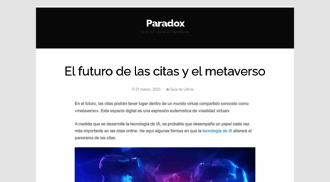 paradox.es