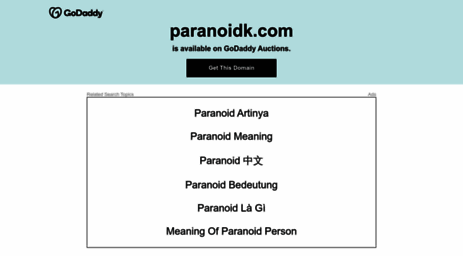 paranoidk.com