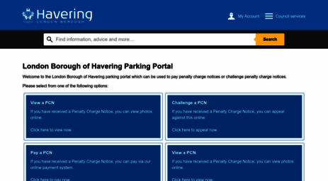 parking.havering.gov.uk