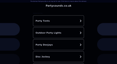 partysounds.co.uk