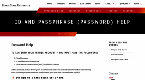 passwordhelp.ferris.edu