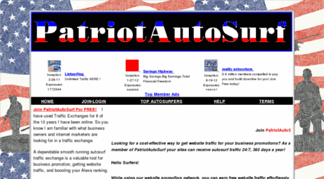 patriotautosurf.com