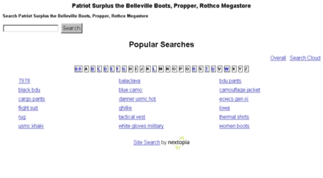 patriotsurplus.commerce-search.net