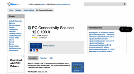 pc-connectivity-solution.updatestar.com