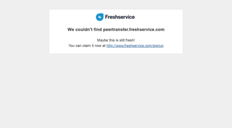 peertransfer.freshservice.com