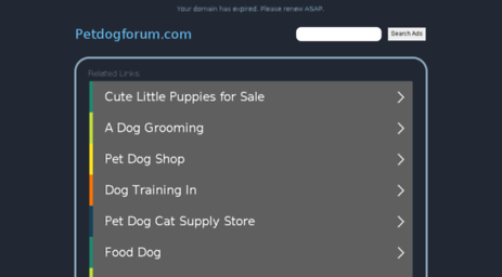 petdogforum.com