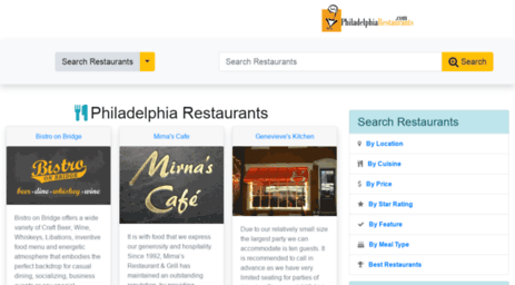 philadelphiarestaurants.com
