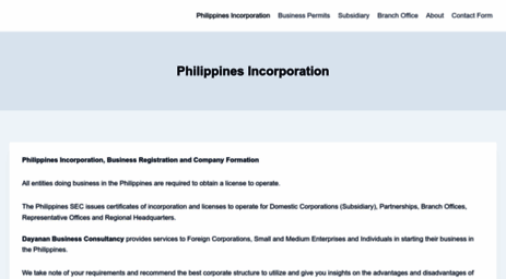 philippinesincorporation.com