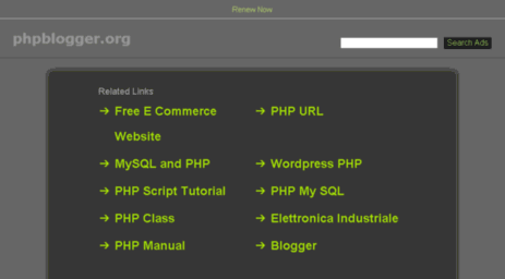 phpblogger.org