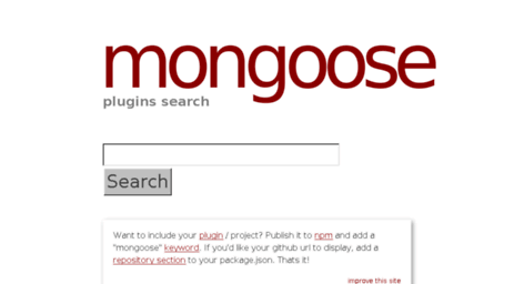 plugins.mongoosejs.com