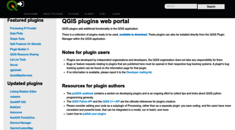 plugins.qgis.org
