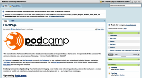 podcamp.pbwiki.com