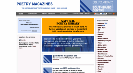 poetrymagazines.org.uk