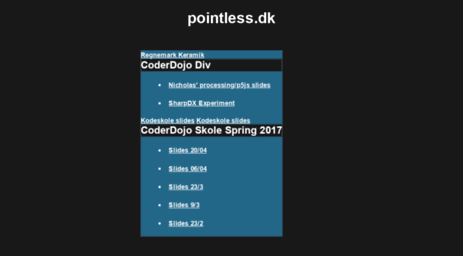 pointless.dk