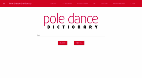 poledancedictionary.com