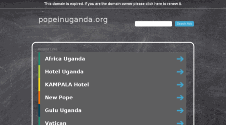 popeinuganda.org
