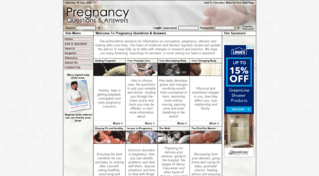 pregnancyquestionsandanswers.com