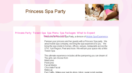 princessspaparty.ca