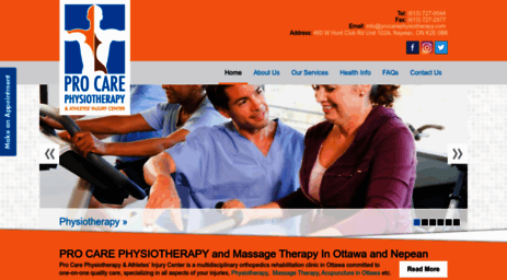 procarephysiotherapy.com