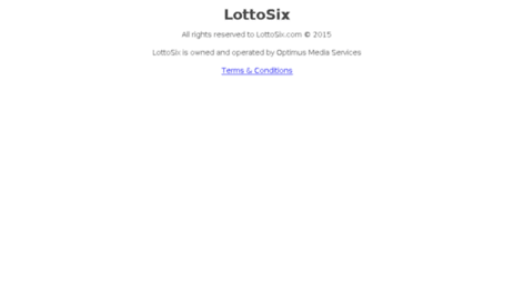 promotions.lottosix.com
