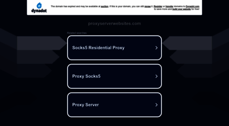 proxyserverwebsites.com