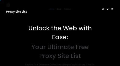 proxysitelist.net