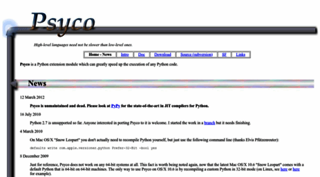 psyco.sourceforge.net