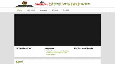 Visit Ptss Edu My Politeknik Tuanku Syed Sirajuddin