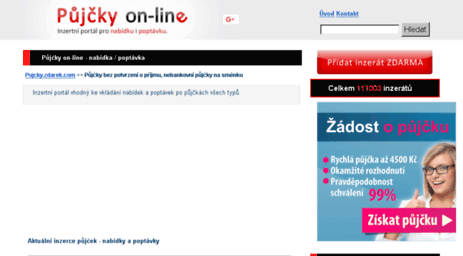 pujcky.zdarek.com