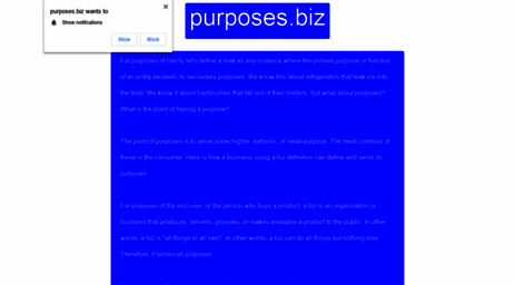 purposes.biz