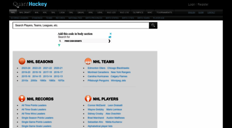 quanthockey.com