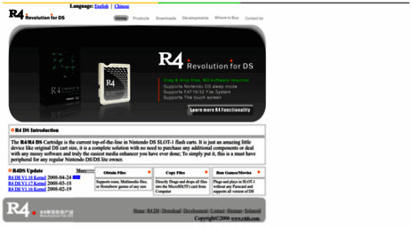 Visit R4ds Com R4 R4ds R4 Revolution For Nintendo Ds Www R4ds Com