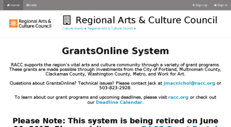 racc.culturegrants.org
