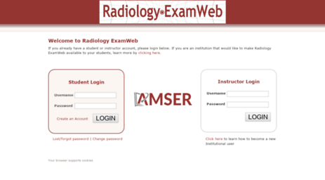radiology_dev.examweb.com