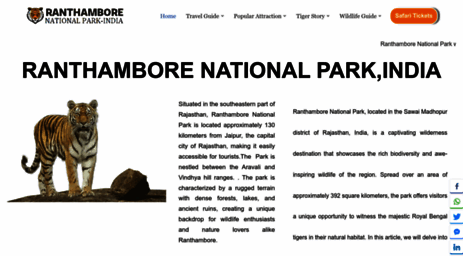 ranthamborenationalpark-india.com