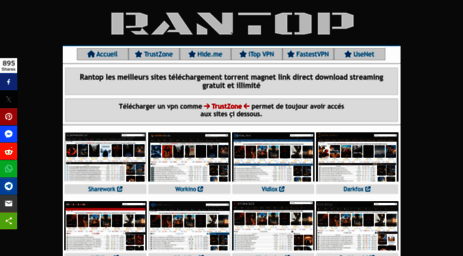 Rantop Visit Rantop.org - Rantop: les meilleurs sites téléchargement.