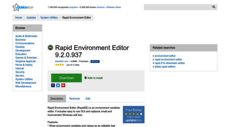 rapid-environment-editor.updatestar.com