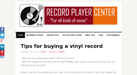 recordplayercenter.com