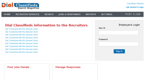 recruiter.dialclassifieds.com