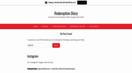 redemptiondiary.com